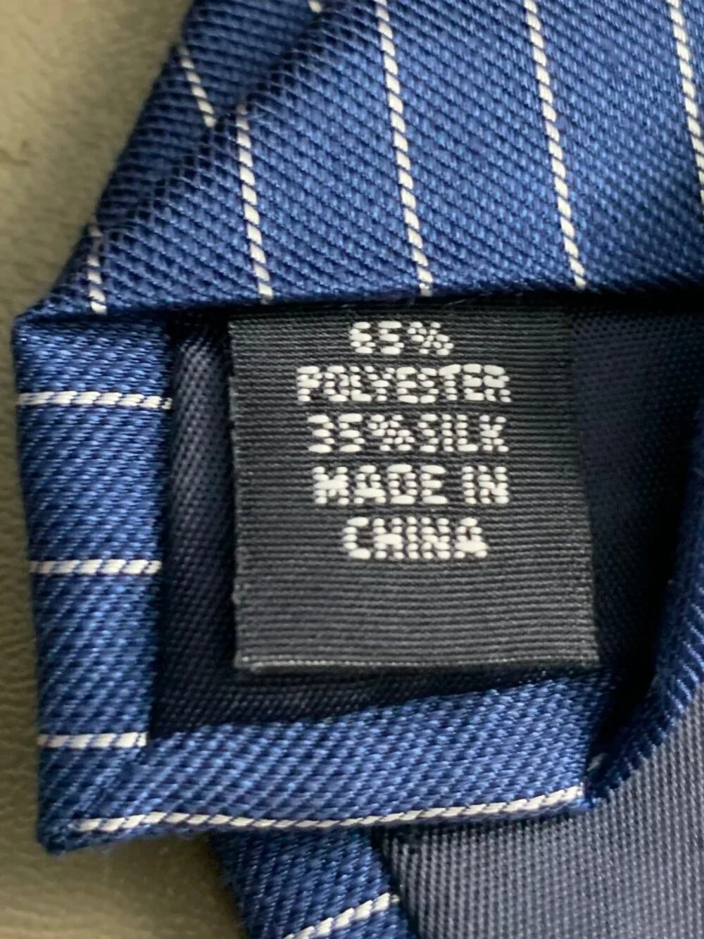Tommy Hilfiger Men's 3'' Polyester Blend Neck Tie, Blue Padua Stripe